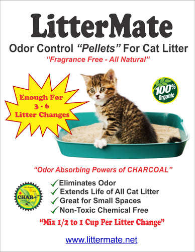 LitterMate Odor Control Pellets - for Cat Litter
